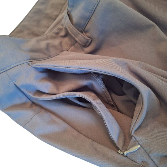 SKYR Tricot Dynasty Slim Fit Pant Mens L 36 x 30 Gray Moisture Wicking Anti Odor - Picture 13 of 14